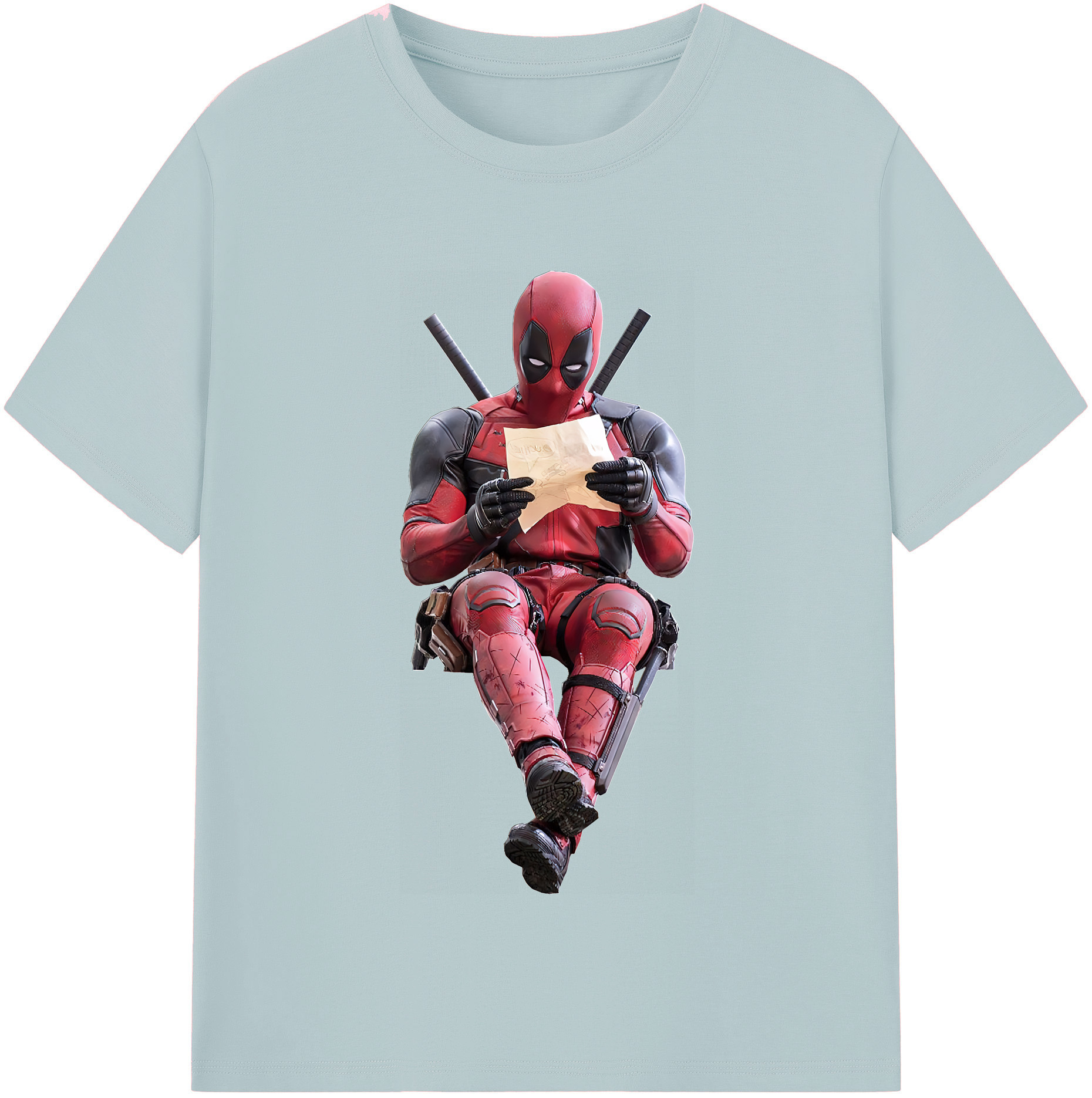 （画像用） Deadpool デッドプール 綿100％半袖Tシャツ（フロントプリント）
